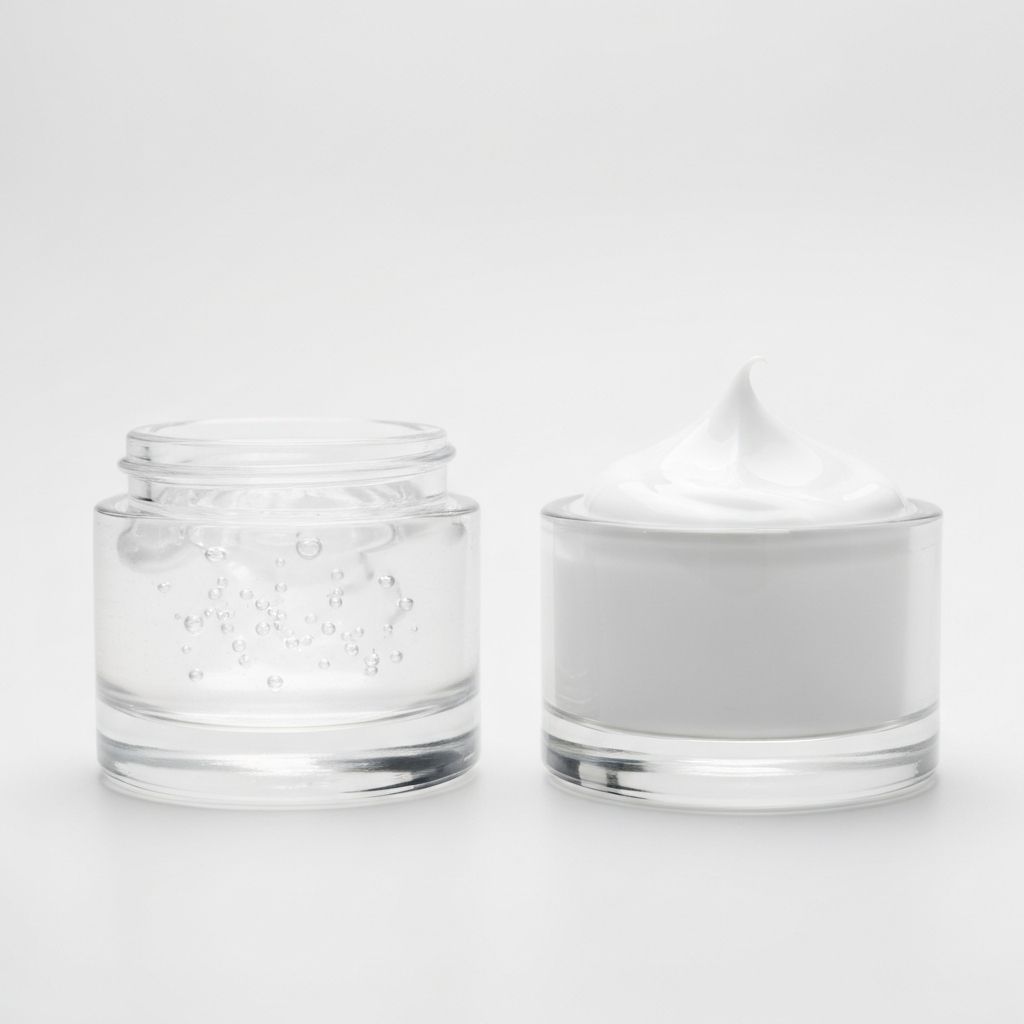 Porównanie konsystencji seruma i kremu